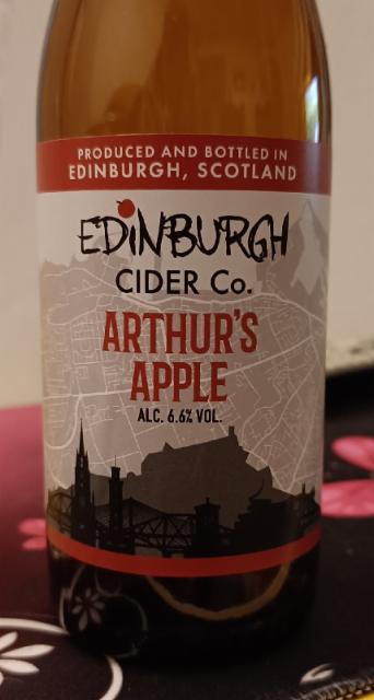 arthur's apple 6.6%, Edinburgh Cider Company, Scotland