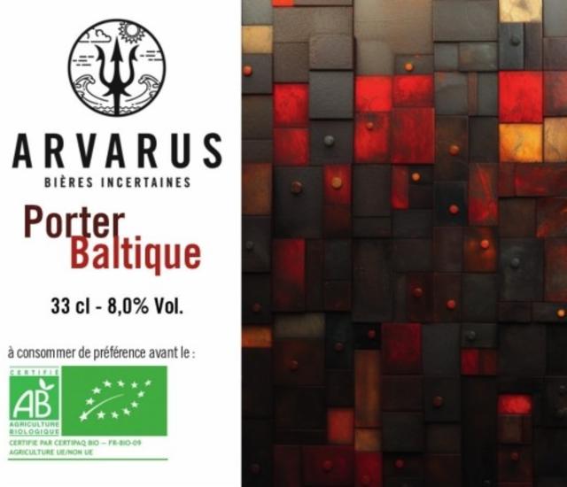 Porter Baltique 8.0%, Arvarus, France