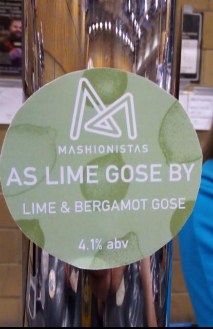 As Lime Gose By 4.1%, Mashionistas Brew, England