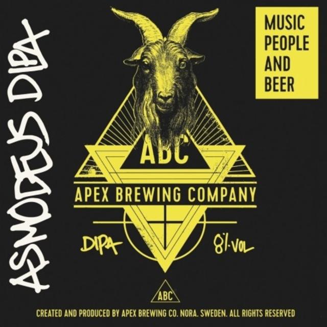 Asmodeus DIPA 8.0%, Apex Brewing Company, Sweden