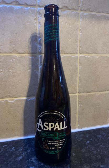 Aspall Organic Cyder 6.8%, Aspall, England