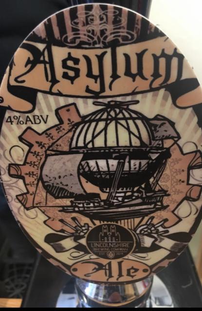 Asylum Ale 4.0%, Lincolnshire Brewing Company, England