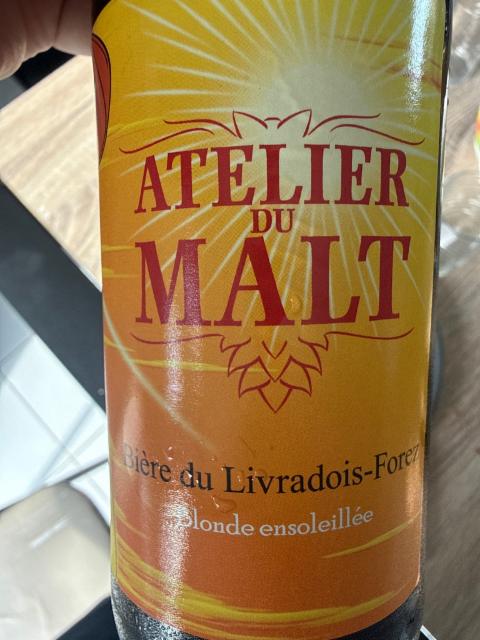 Atelier du malt blonde ensolei 5.2%, Atelier Du Malt, France