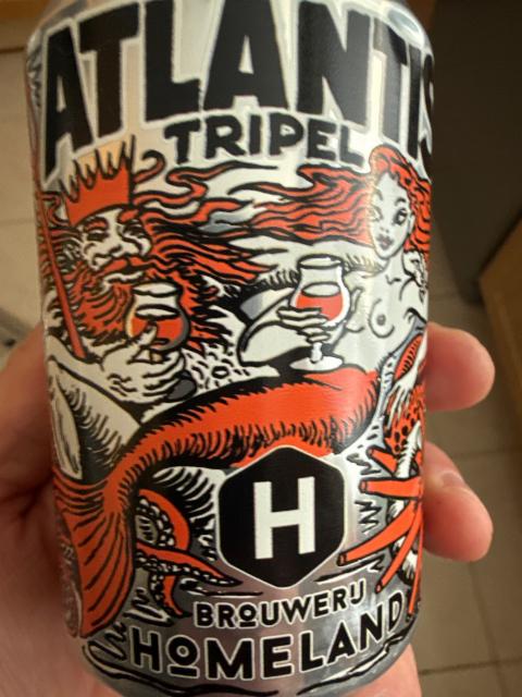 Atlantis tripel 8.0%, Brouwerij Homeland, Netherlands