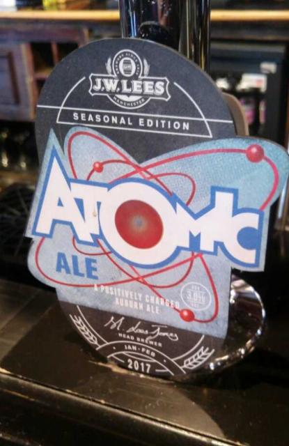 Atomic Ale 3.8%, J.W. Lees Brewery, England