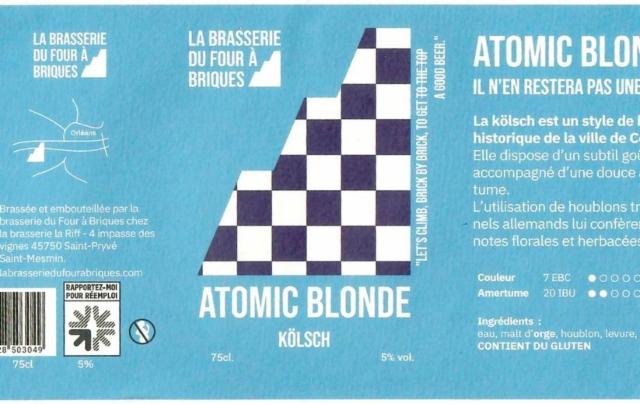 Atomic Blonde 5.0%, Brasserie Du Four À Briques, France