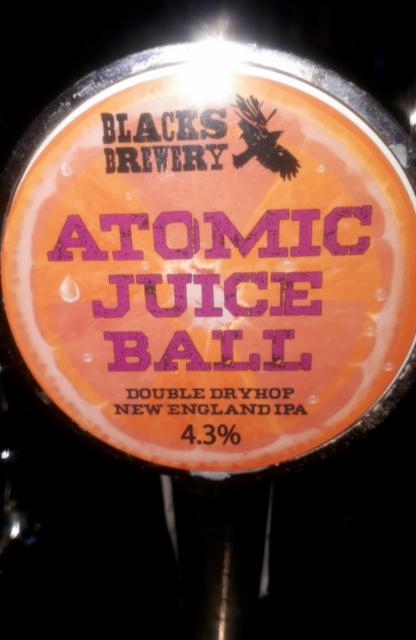 Atomic Juice Ball 4.3%, Blacks Brewery, Ireland