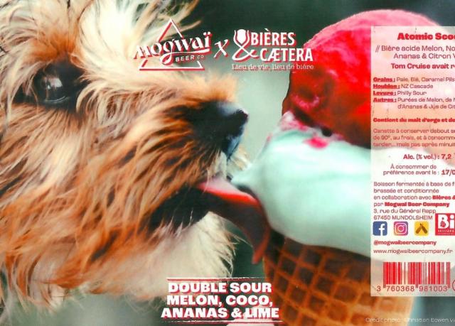 Atomic Scoops 7.2%, Mogwaï Beer Company, France