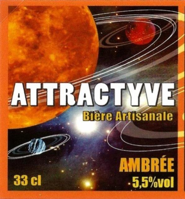 Attractyve Ambrée 5.5%, Brasserie L'Attract'Yves, France