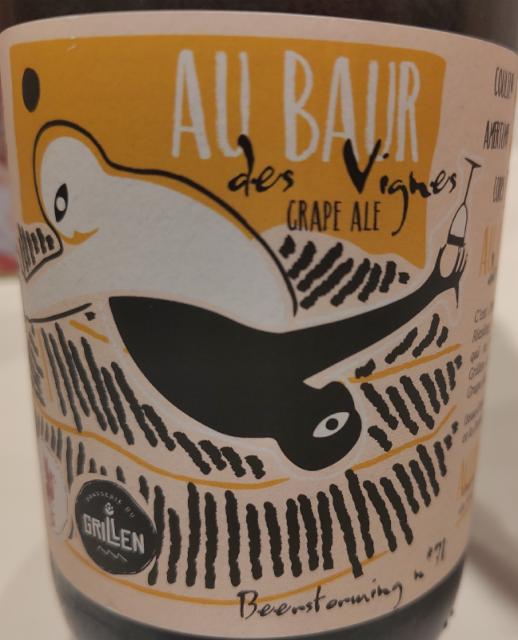 au baur des vignes 5.5%, Brasserie Du Grillen, France