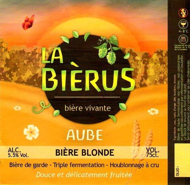 Aube 5.5%, Brasserie La Bièrus, France