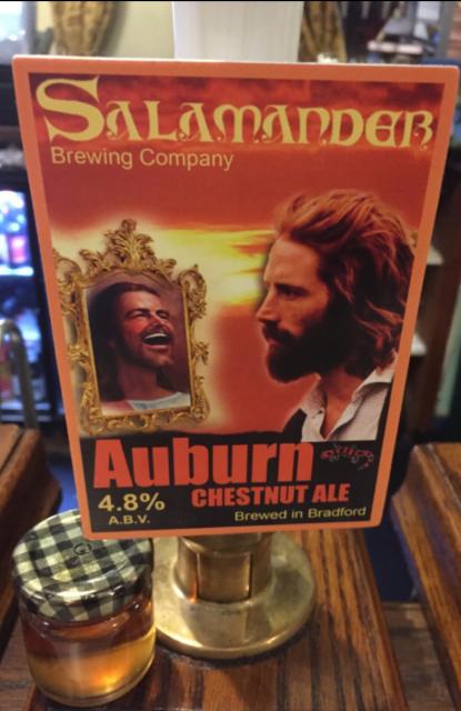 Auburn 4.8%, Salamander Brewing Company, England