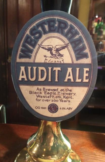 Audit Ale 6.2%, Westerham Brewery Co, England