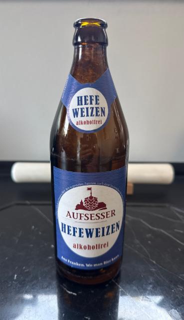 Aufsesser Hefeweizen alkoholfrei, Brauereigasthof Rothenbach (Aufsesser Brauerei)