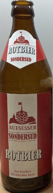 Aufsesser sondersud rotbier 4.8%, Brauereigasthof Rothenbach (Aufsesser Brauerei), Germany