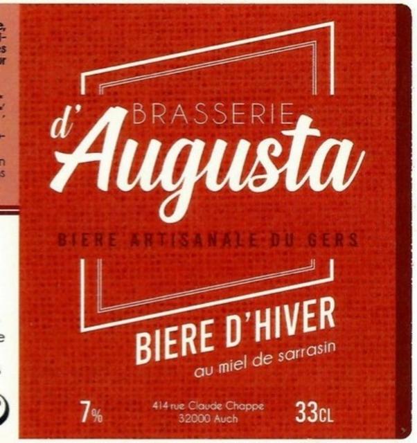 Augusta D'Hiver 7.0%, Brasserie D'Augusta, France