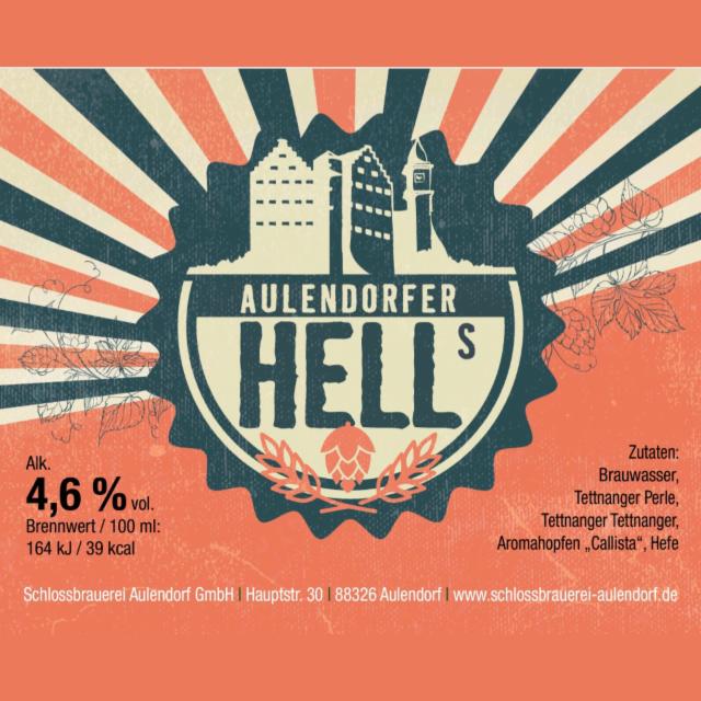 Aulendorfer Hells 4.6%, Schlossbrauerei Aulendorf, Germany