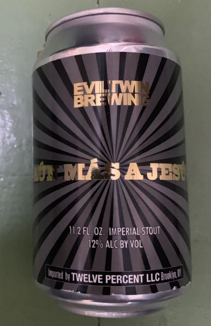 Aún Más A Jesús 12.0%, Evil Twin Brewing, United States