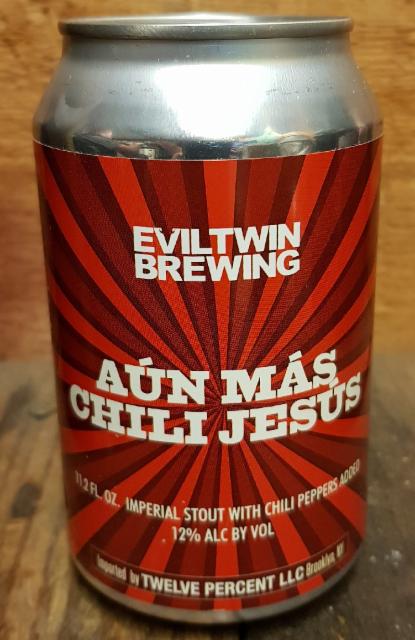 Aun Más Chili Jesús 12.0%, Evil Twin Brewing, United States
