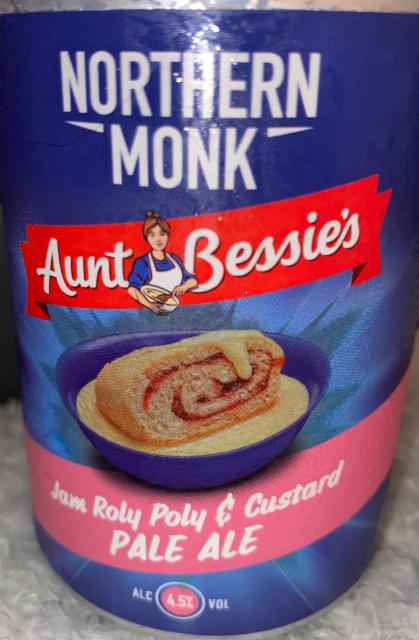 Aunt Bessie's Jam Roly Poly & Custard pale ale 4.5%, Northern Monk Brew Co., England