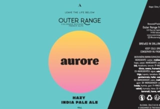 Aurore 6.5%, Outer Range Brewing Co., United States