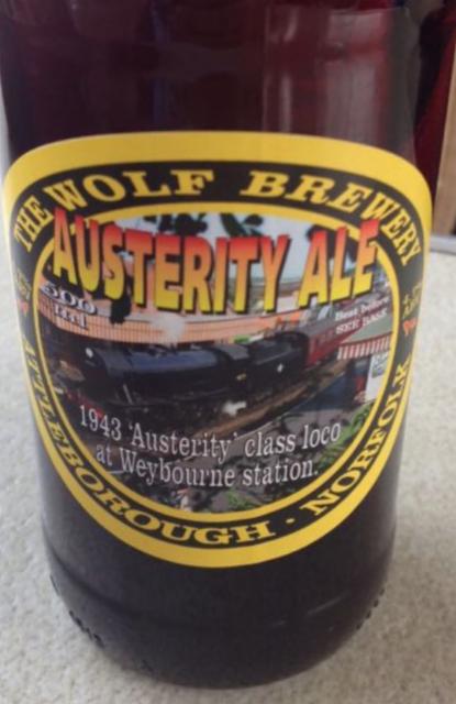 Austerity Ale 4.1%, The Wolf Brewery, England