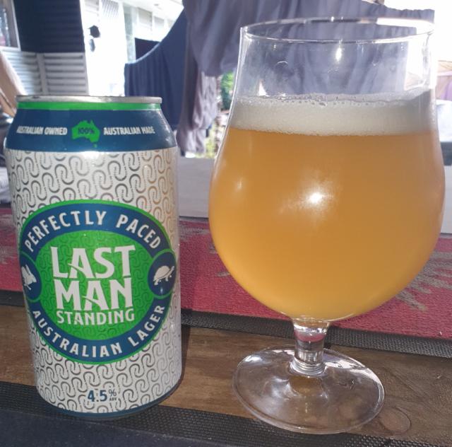 Australian Lager 4.5%, Last Man Standing, Australia