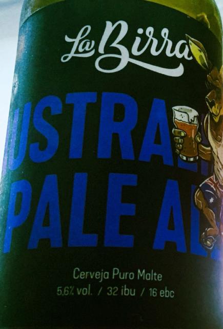 Australian Pale Ale 5.6%, La Birra, Brazil