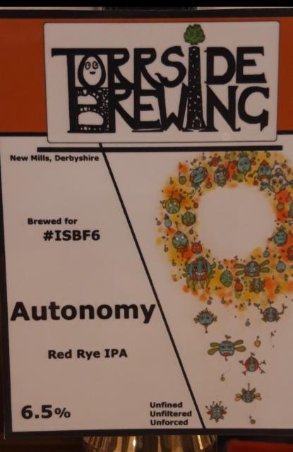 Autonomy 6.5%, Torside Brewing, England