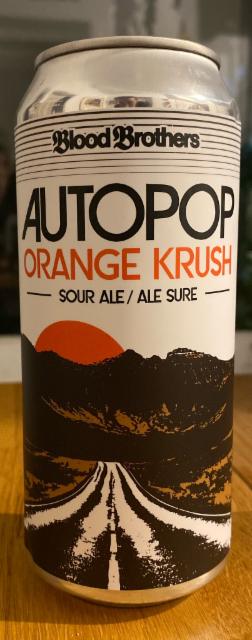 Autopop orange krush, Blood Brothers Brewing