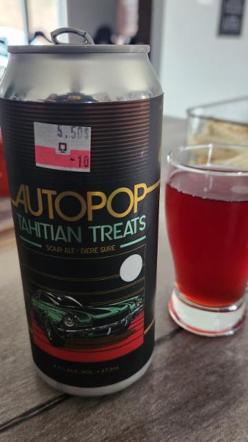 Autopop Tahitian Treats 4.0%, Blood Brothers Brewing, Canada