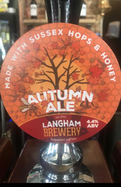 Autumn Ale 4.4%, Langham Brewery, England