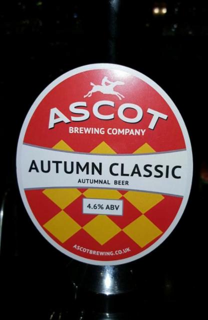 Autumn Classic 4.6%, Ascot Brewing Company, England