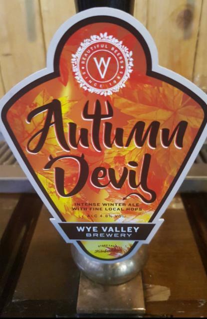Autumn Devil 4.8%, Wye Valley Brewery Limited, England
