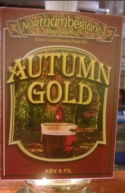 Autumn Gold 4.1%, Northumberland Brewery, England