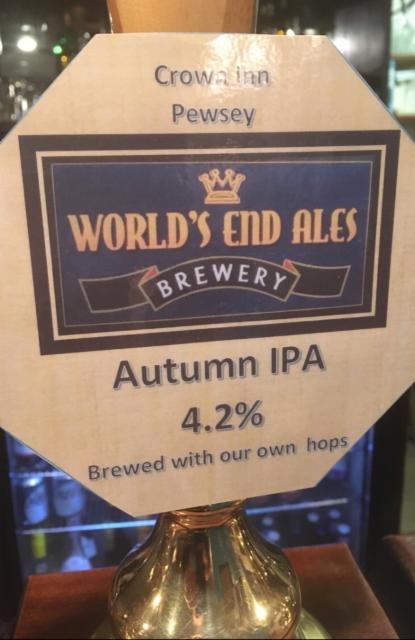 Autumn IPA 4.2%, World's End Ales, England