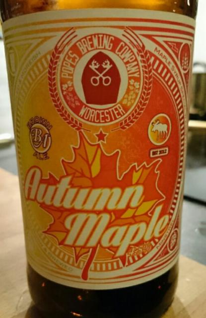Autumn Maple 4.5%, Pope's Brewing Company, England