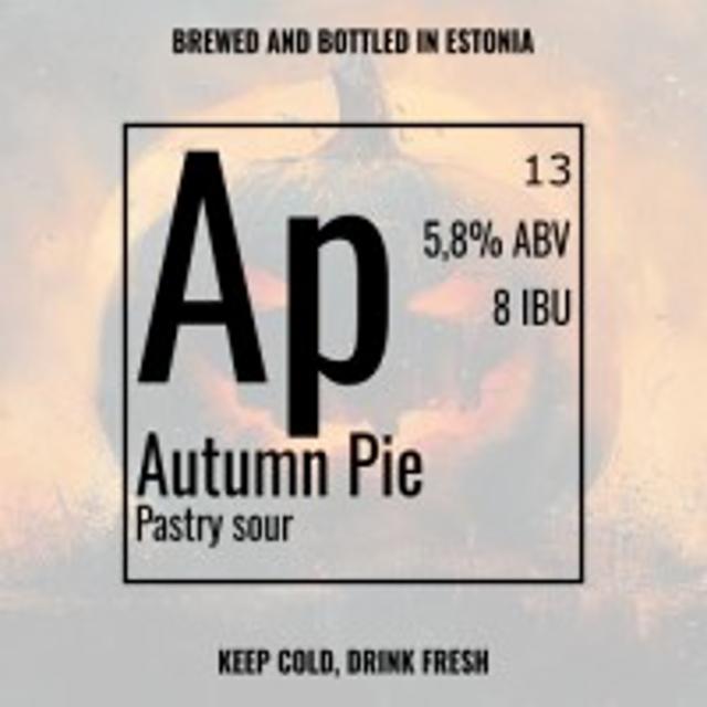 Autumn Pie 5.8%, Elembeer Pruulikoda, Estonia