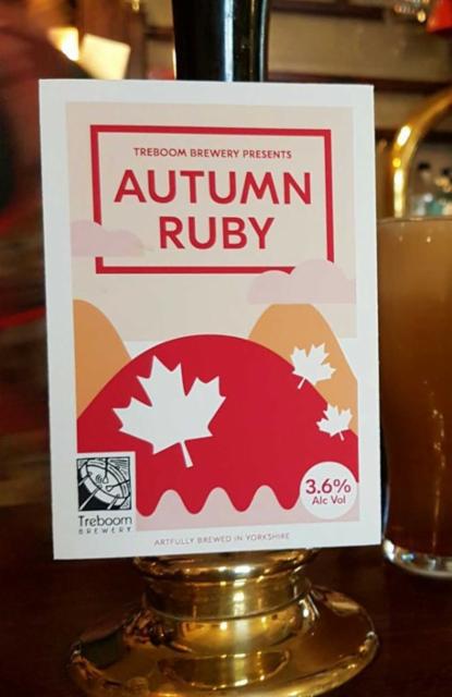 Autumn Ruby 3.6%, Treboom Brewery, England