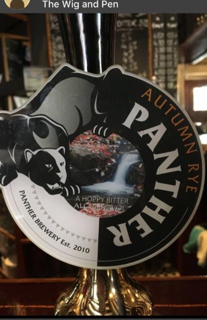 Autumn Rye 4.8%, Panther Brewery, England
