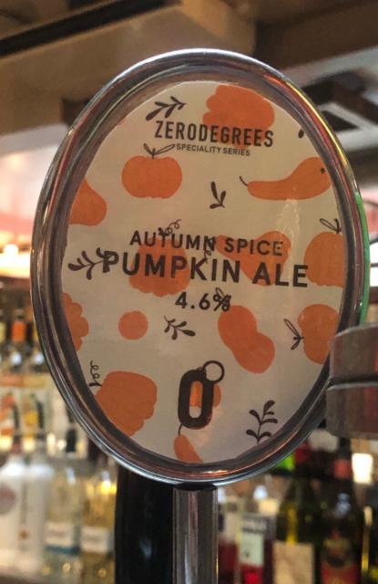 Autumn Spice 4.6%, Zerodegrees, England