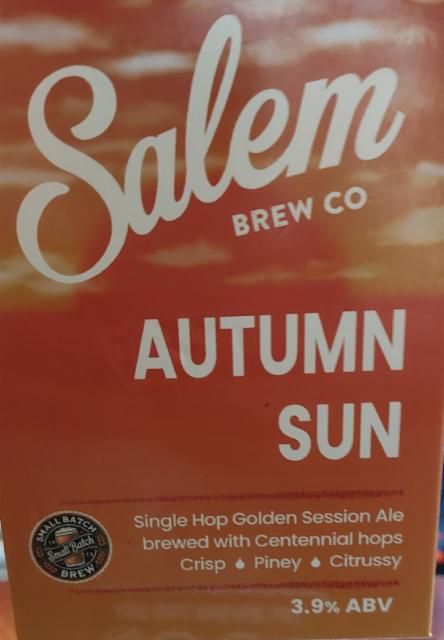 Autumn Sun, Salem Brew Co