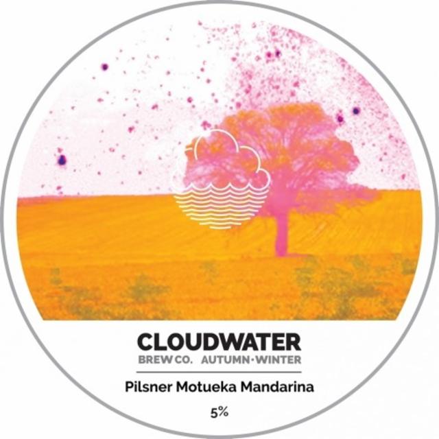 Autumn•Winter Pilsner Motueka Mandarina 5.6%, Cloudwater Brew Co., England