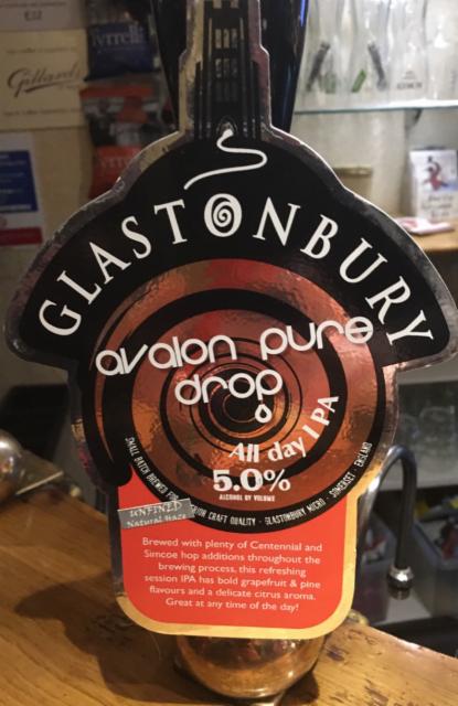 Avalon Pure Drop 5.0%, Glastonbury Ales, England