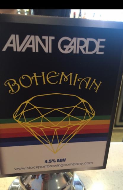 Avant Garde Bohemian 4.5%, Stockport Brewing Company, England