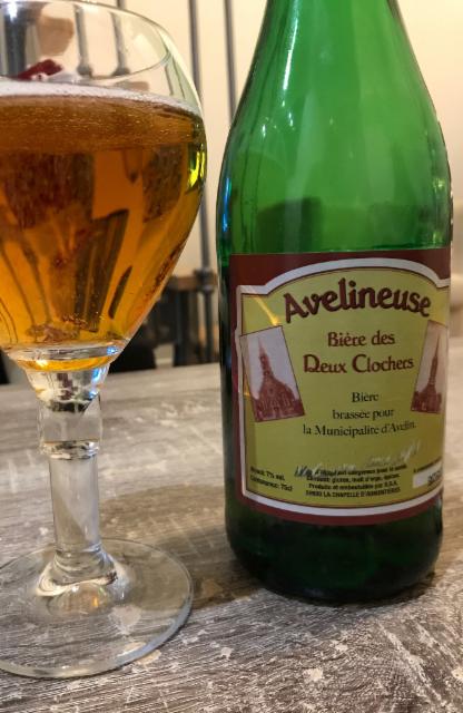 Avelineuse bière des deux clochers 7.0%, Brasserie Lepers, France