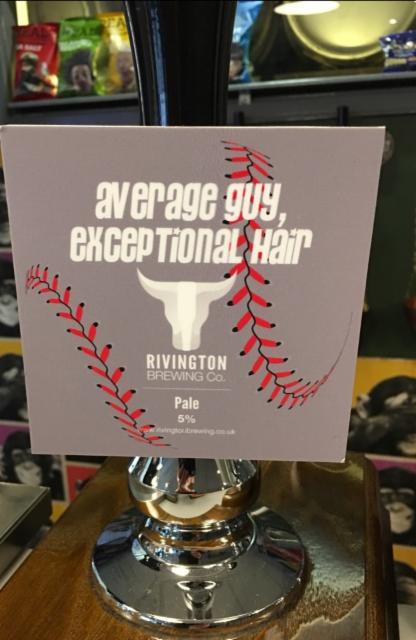 Average Guy, Exceptional Hair 5.0%, Rivington Brewing Co., England