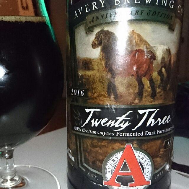 Avery Twenty Three 7.9%, Avery Brewing Company, United States