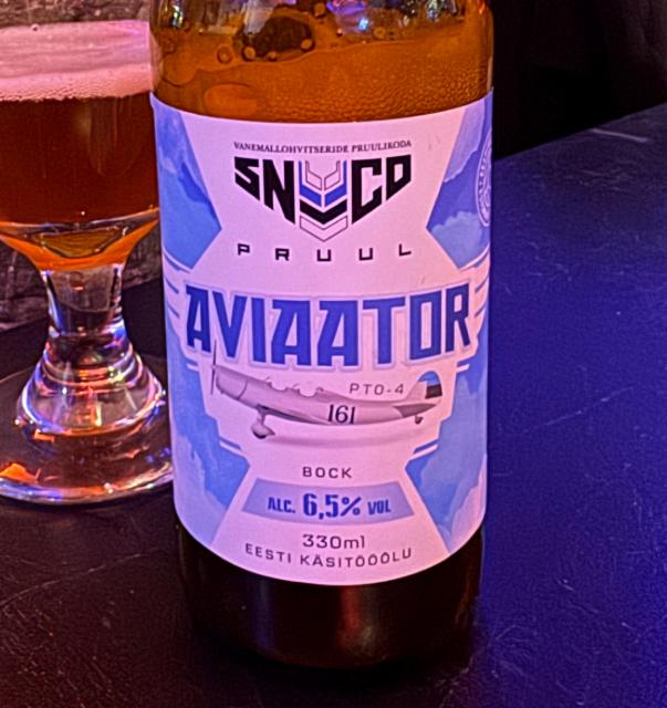 Aviaator 6.5%, SNCO Pruul, Estonia