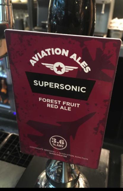 Aviation Ales Supersonic 3.6%, J.W. Lees Brewery, England